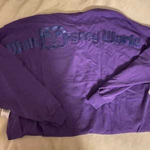 NWT RARE WDW purple glitter spirit jersey